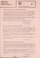 Ebosa-Ebosa Bulletin of Technique, Turning & Thread Cutting Machine Manual 1960-M31-M32-02